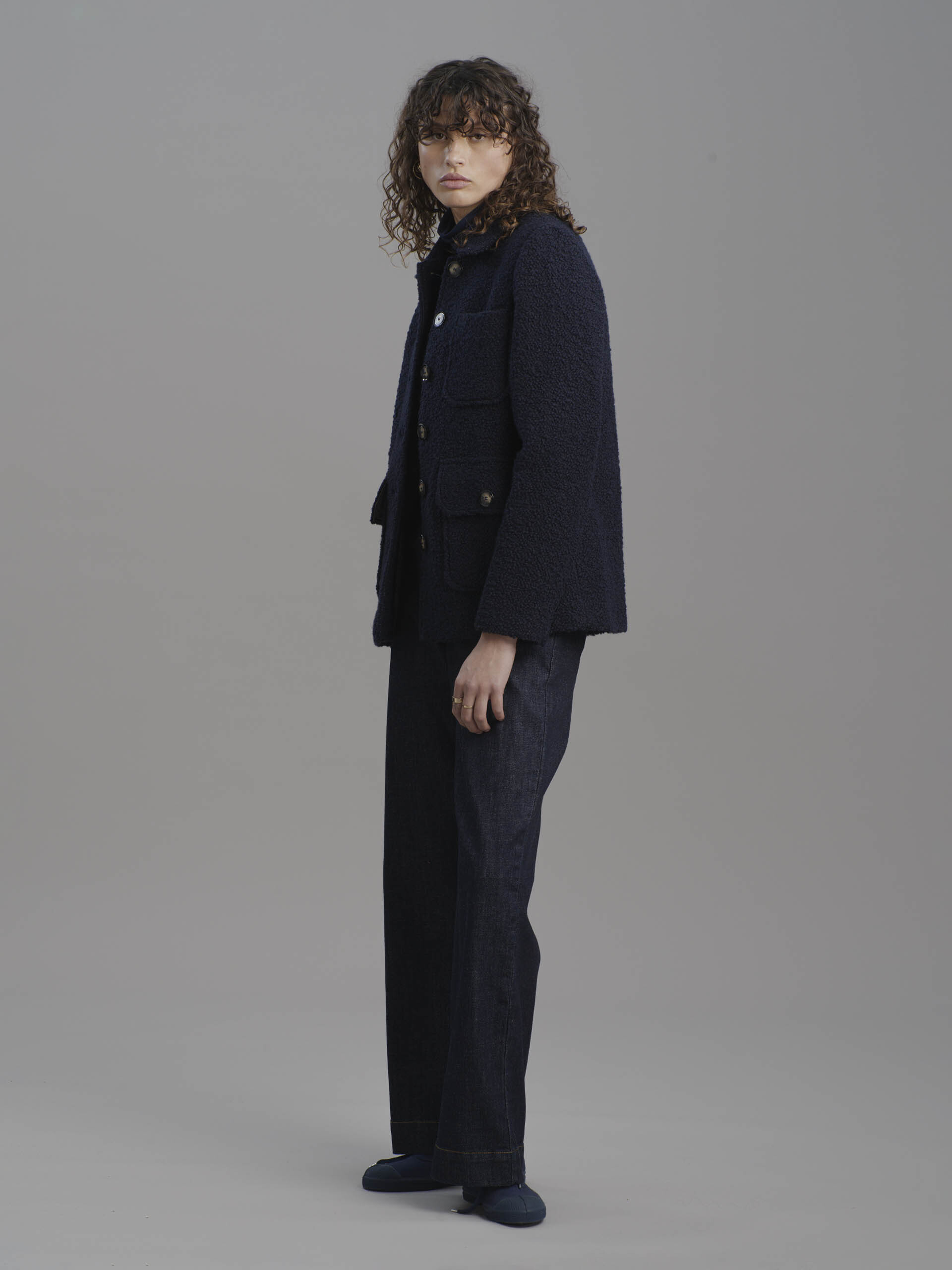 GOLTAN JACKET -  Marine , Ready-to-wear Bensimon