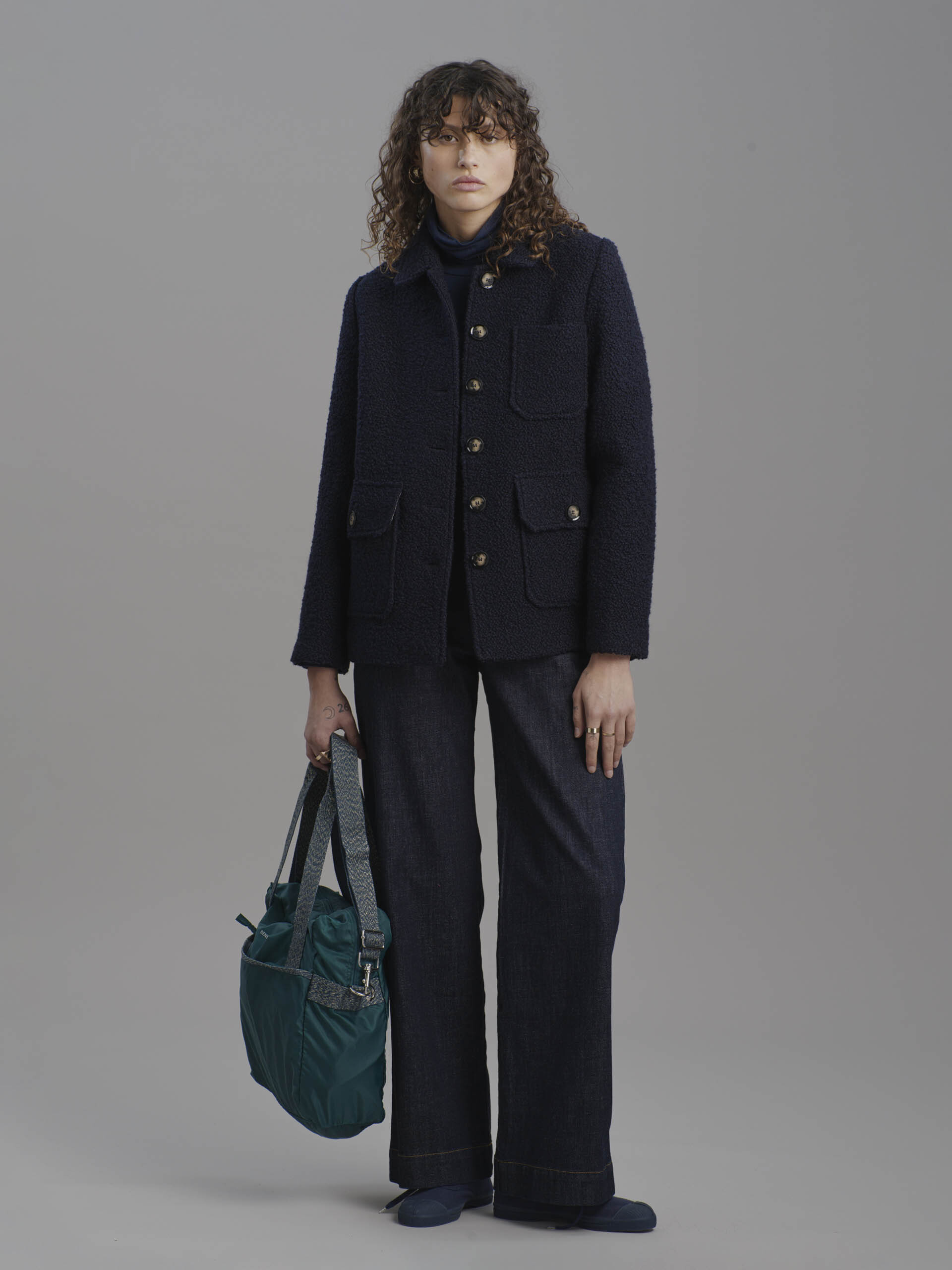GOLTAN JACKET -  Marine , Ready-to-wear Bensimon