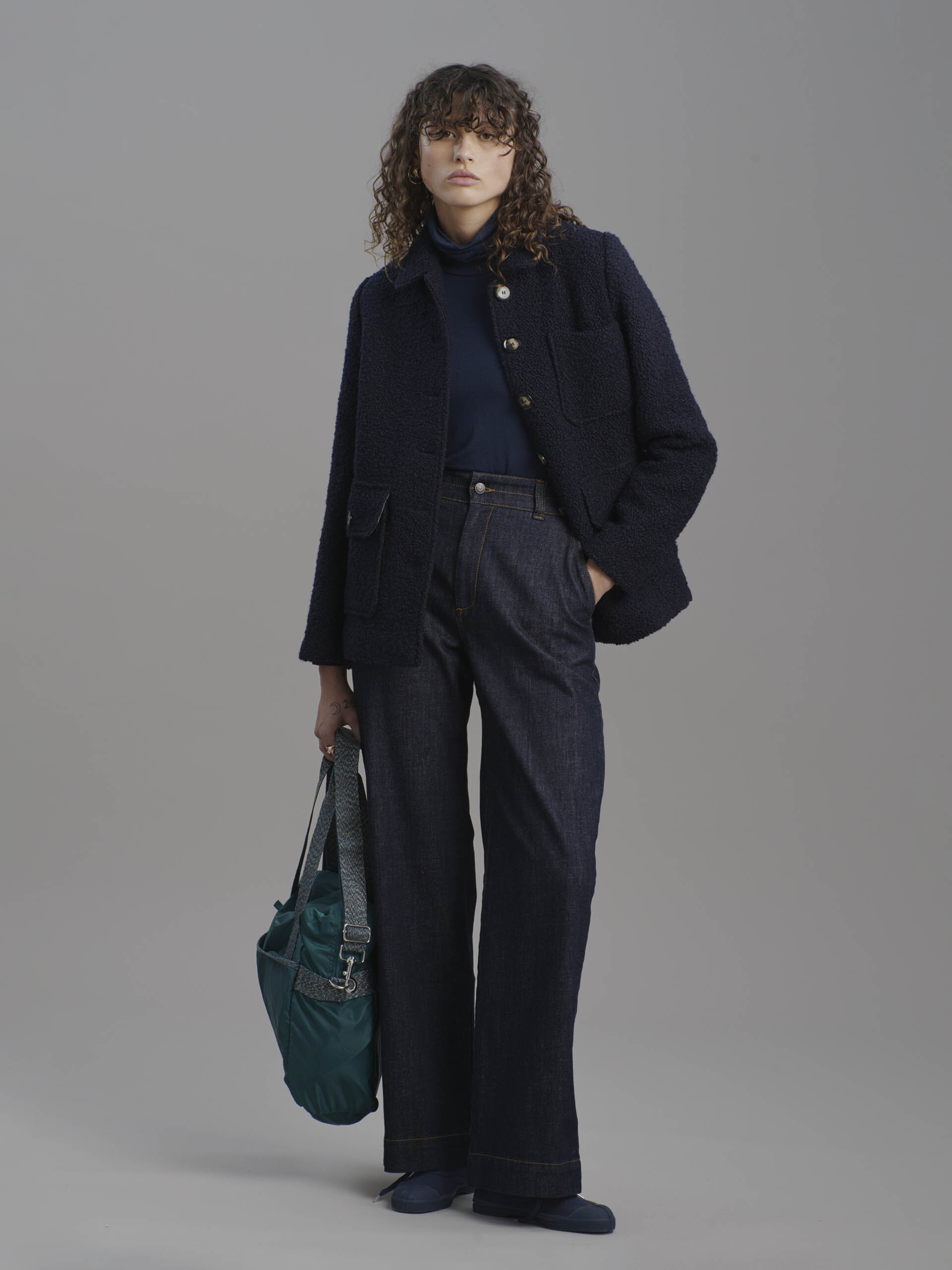 GOLTAN JACKET -  Marine , Ready-to-wear Bensimon