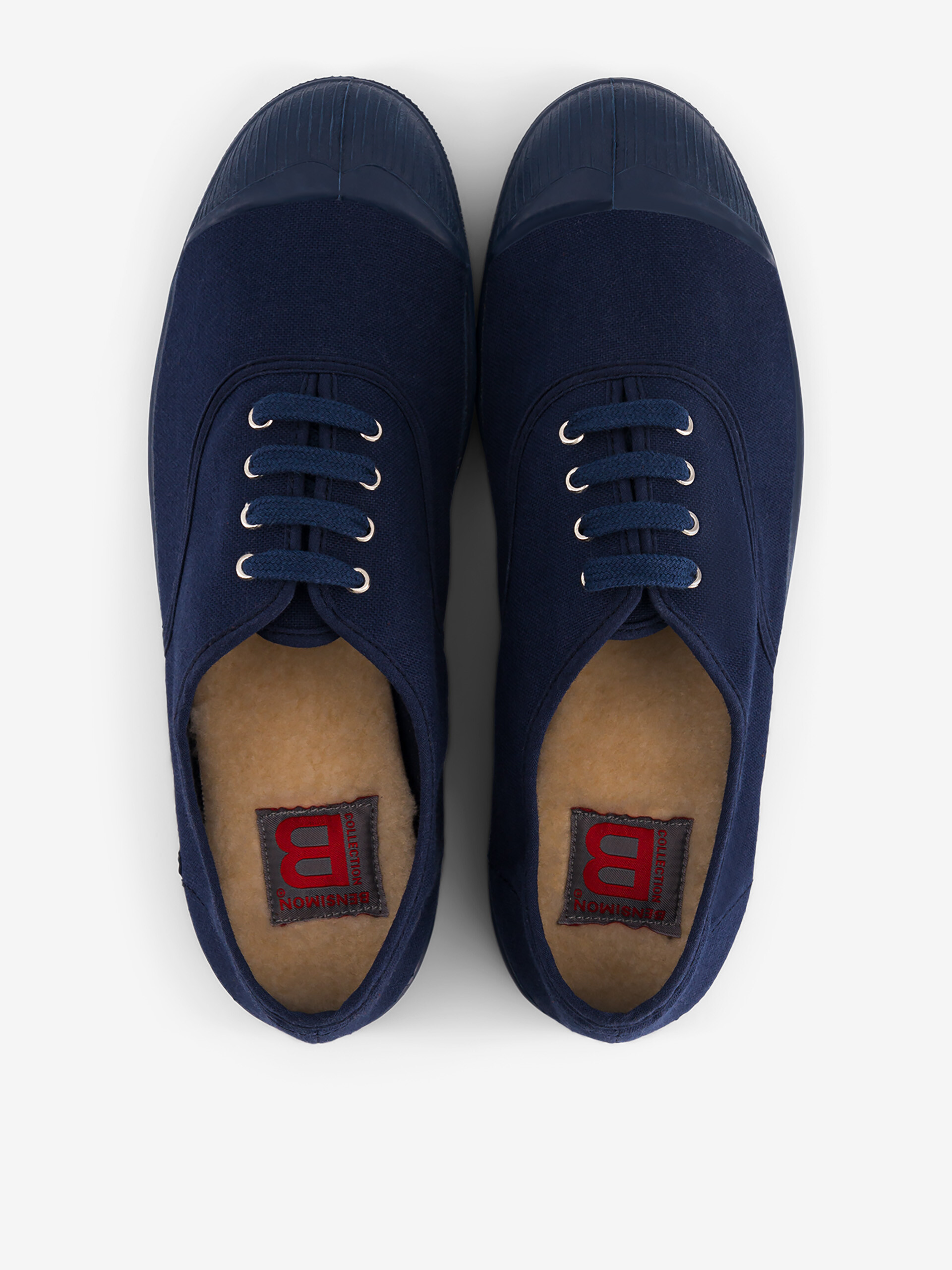 WOMEN'S TENNIS LACE COLORSOLE - Marine , Tennis & Shoes Bensimon