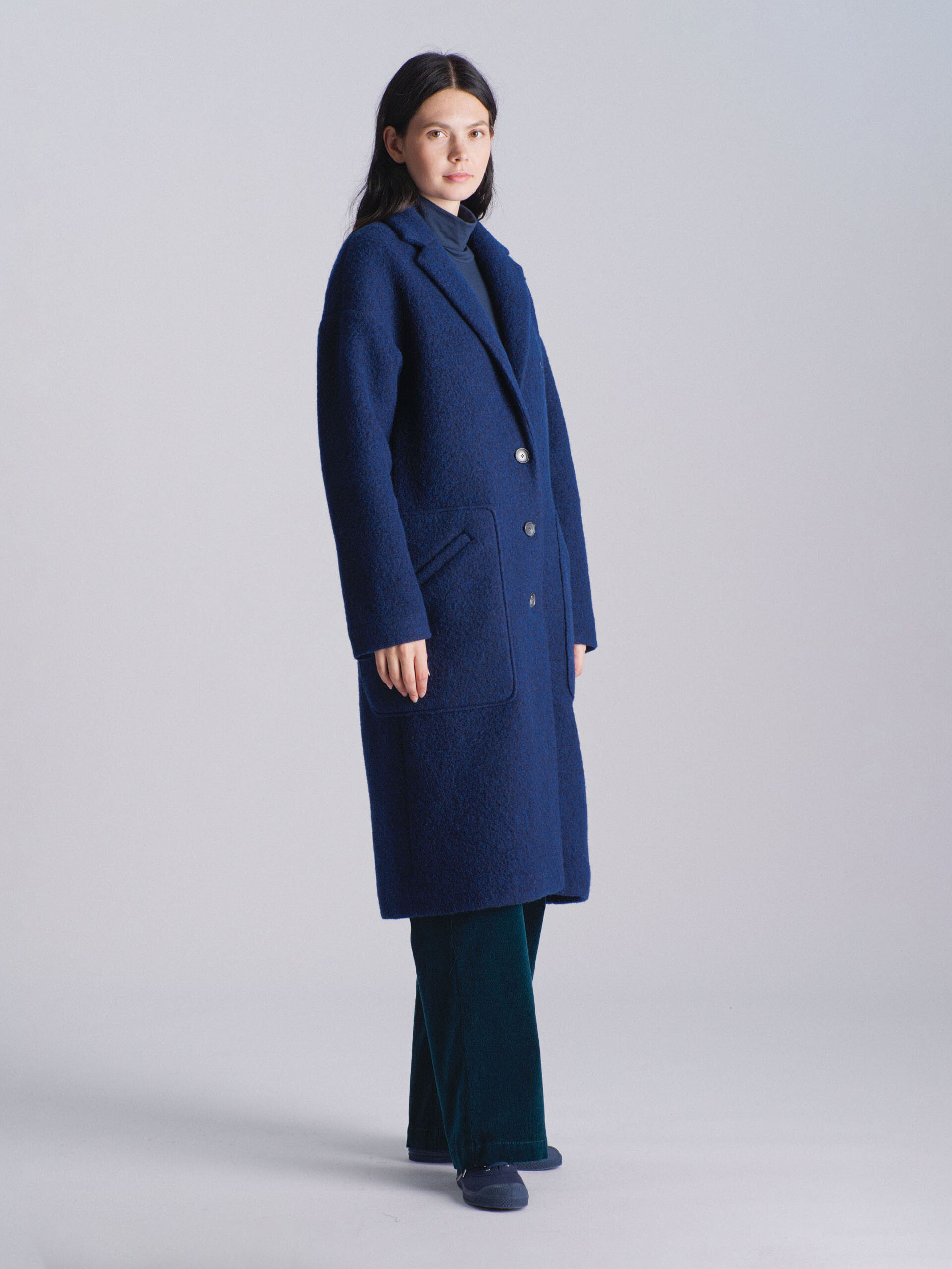 KACEY COAT -  Encre , Ready-to-wear Bensimon
