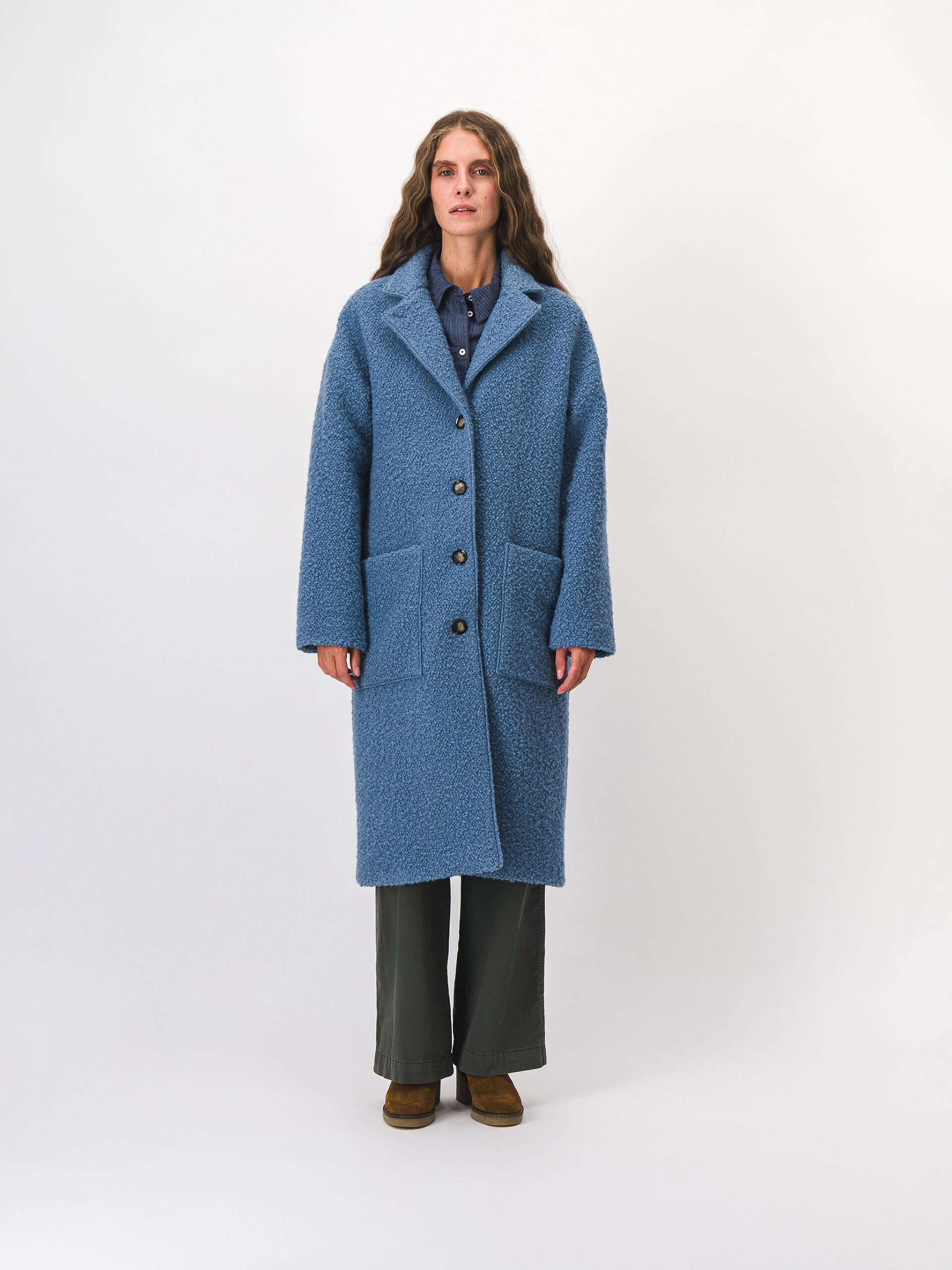 KLARY COAT -  Glacier , Ready-to-wear Bensimon