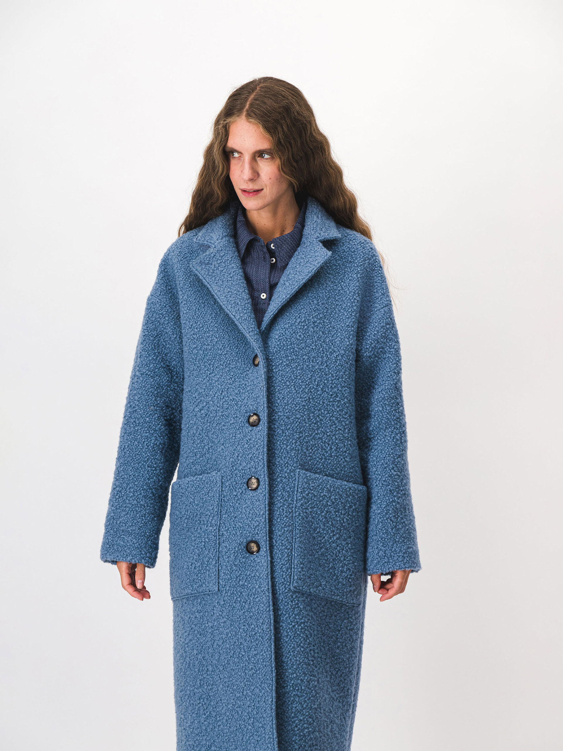 KLARY COAT -  Glacier , Ready-to-wear Bensimon