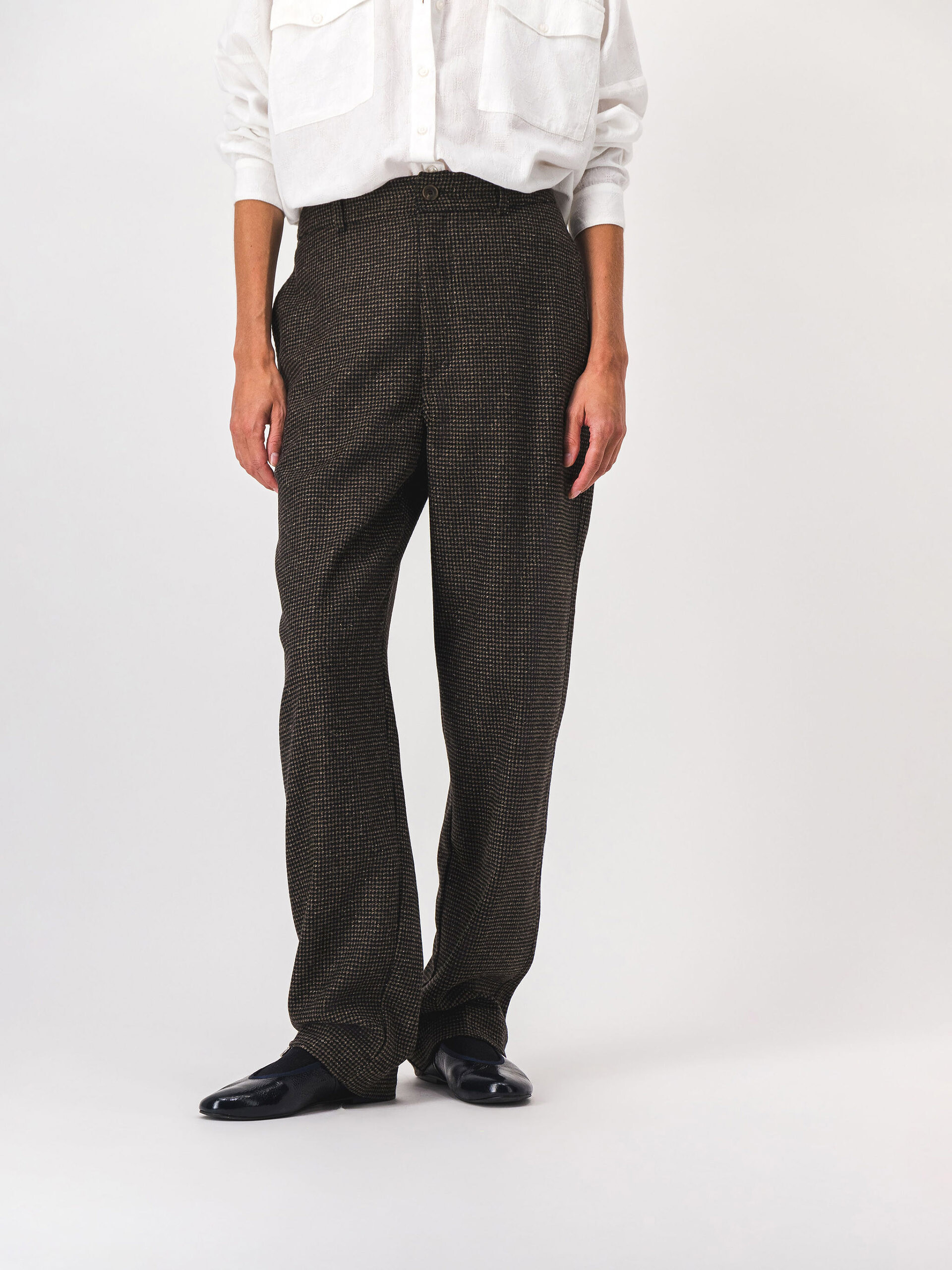 CHINO TROUSERS - Flea market pattern , Ready-to-wear Bensimon