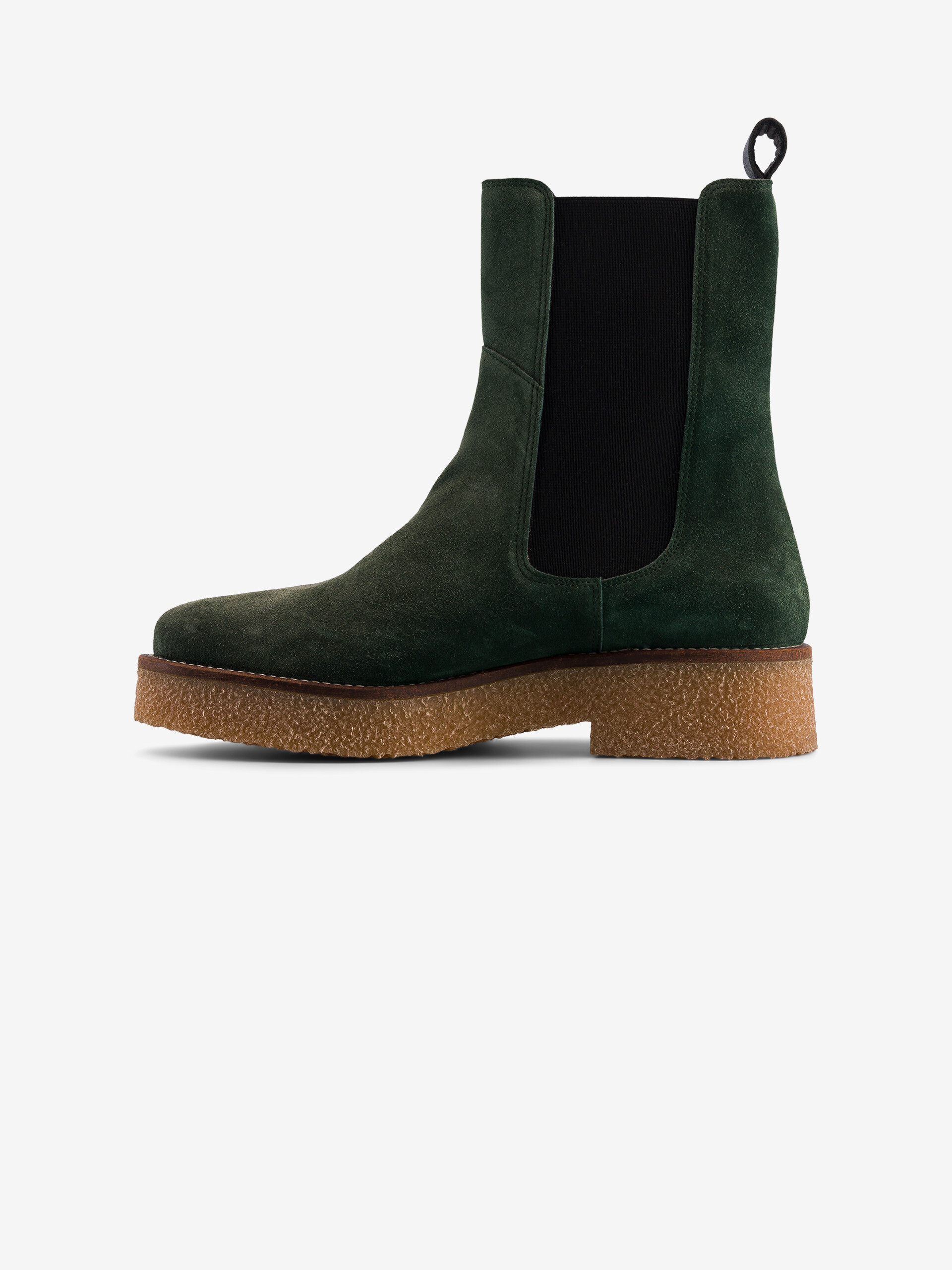 CREPE CHELSEA BOOTS -  Forest , Ready-to-wear Bensimon