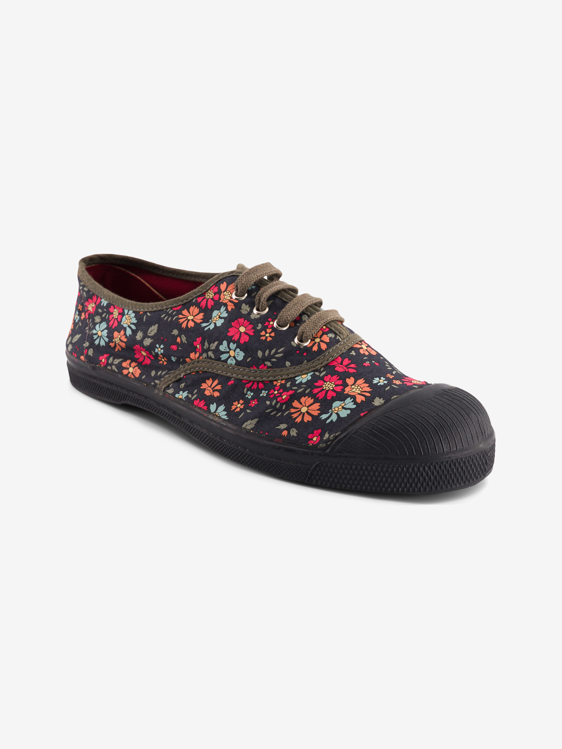 LIBERTY WOMEN'S LACE TENNIS -  Capel floret print , Tennis & Shoes Bensimon