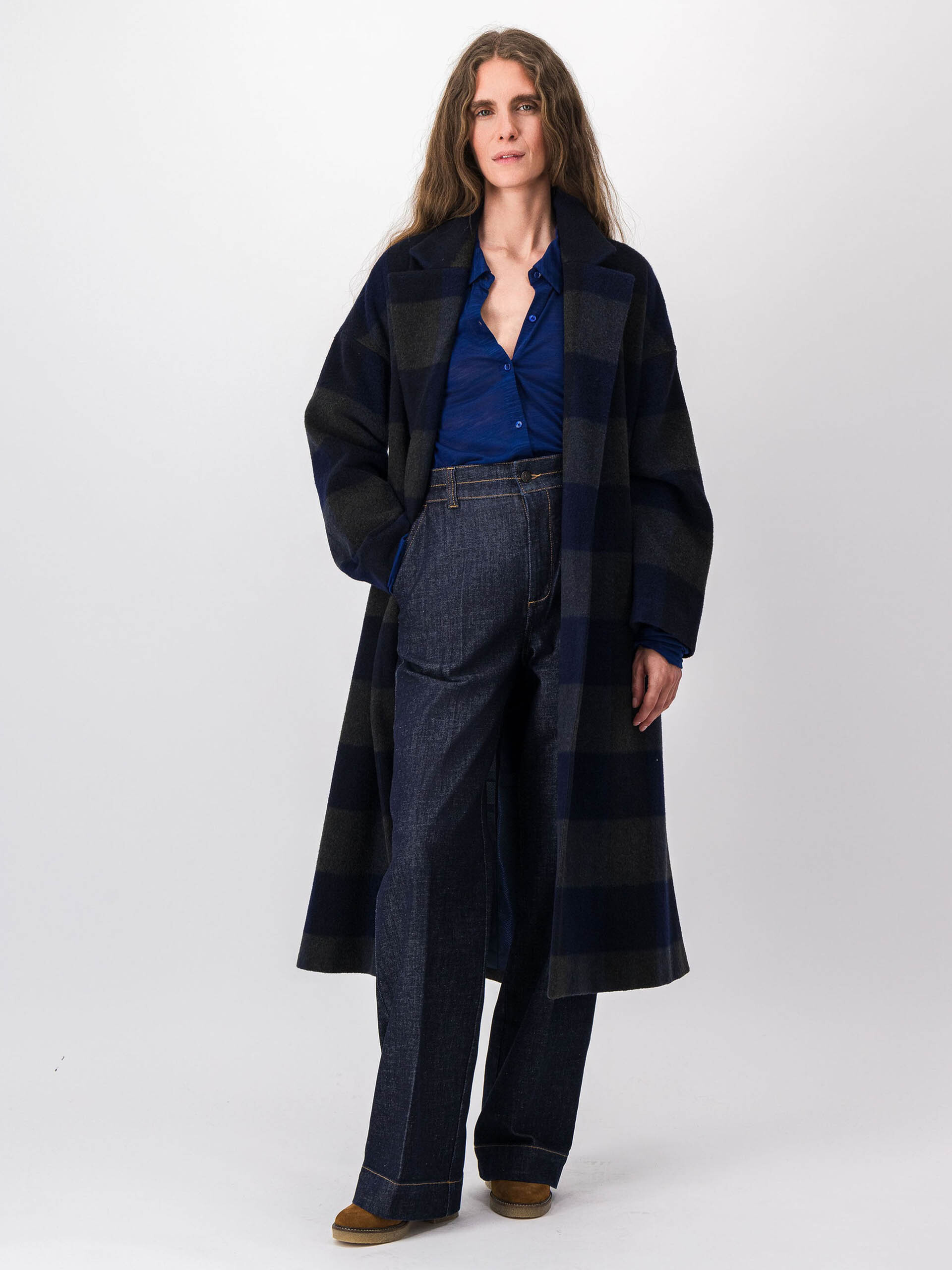 SAMYCOAT JACKET -  Big checks , Ready-to-wear Bensimon