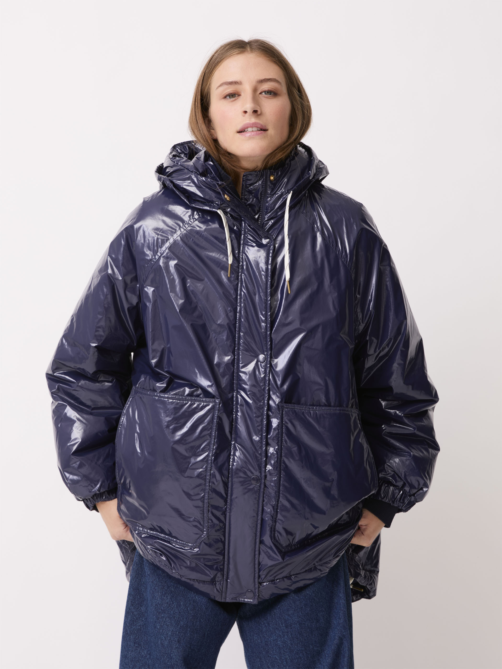 NOELA PUFFER JACKET -  Marine , Ready-to-wear Bensimon