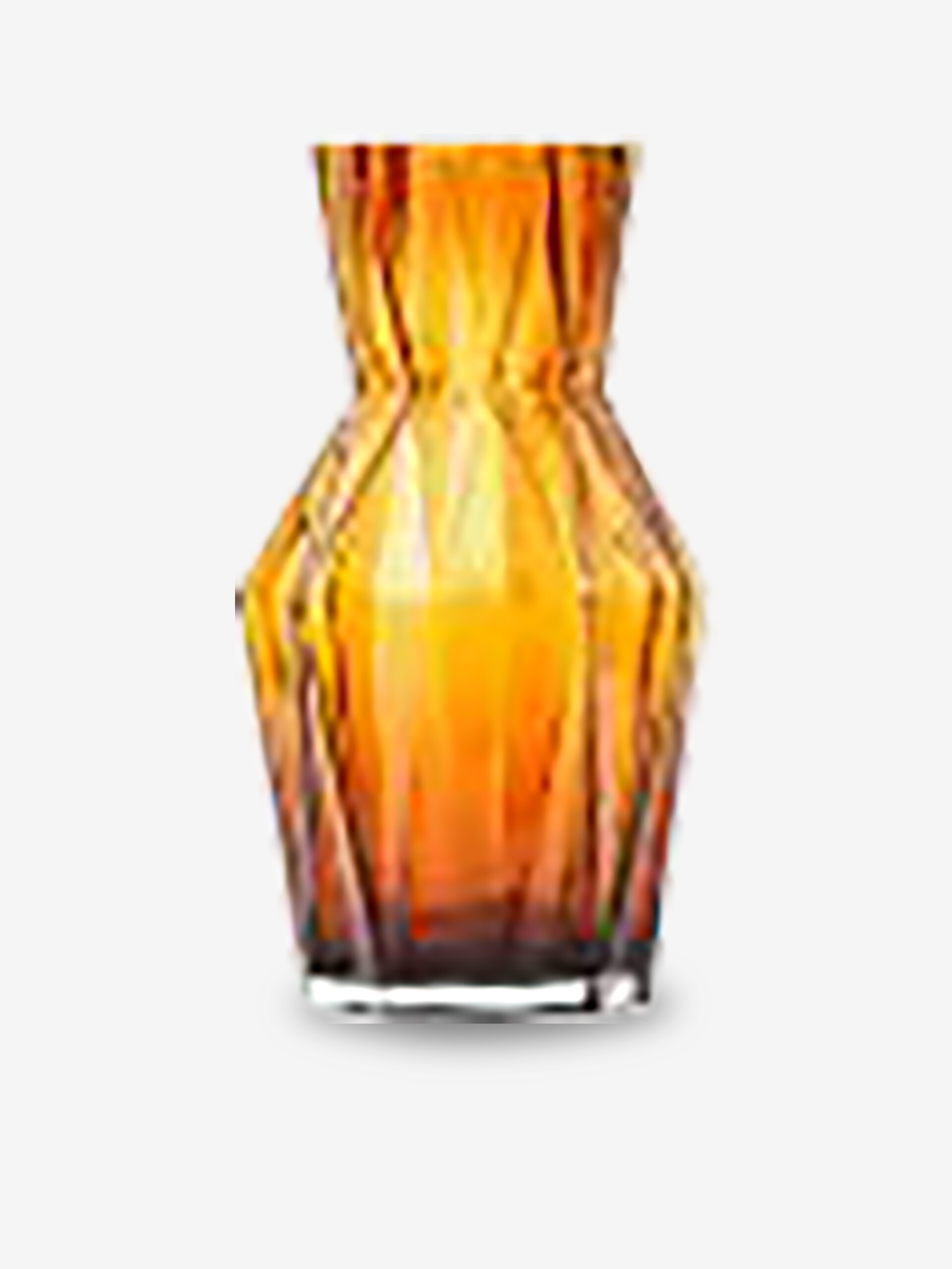 VASE FOLDS GLASS OCRE S - POLSPOTTEN -  Ocher , Home design Bensimon