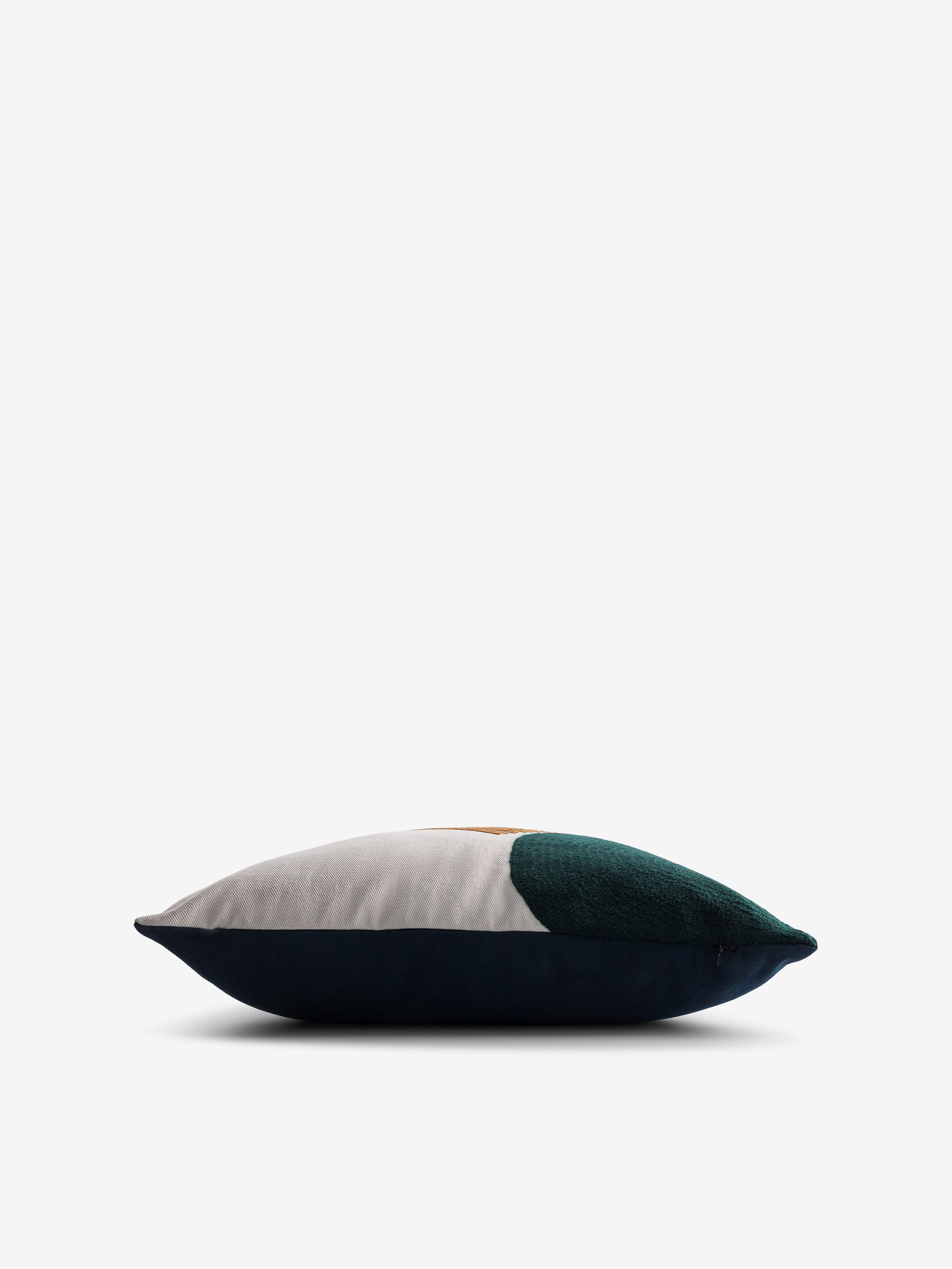 CUSHION EMBROIDERED TWO-TONE NAVY 45x45 -  Marine , Home design Bensimon