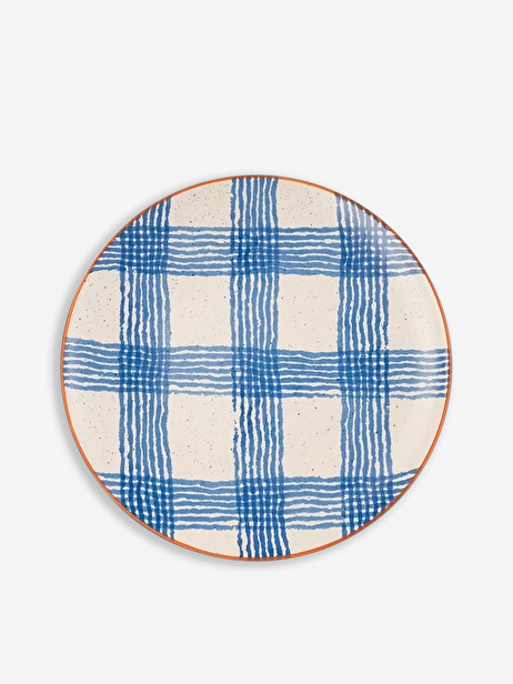 POSTIANO PLATE BLUE S -  Blue , Home design Bensimon