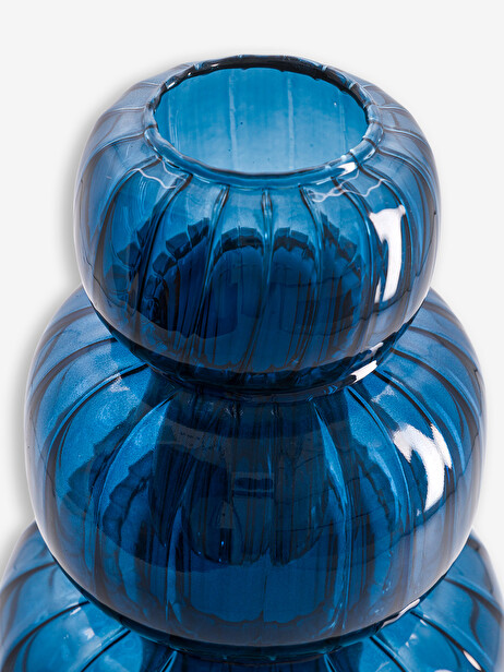 VASE TWIST BLEU M -  Blue , Home design Bensimon