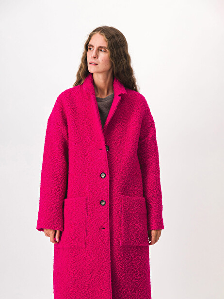 KLARY COAT -  Raspberry , Ready-to-wear Bensimon