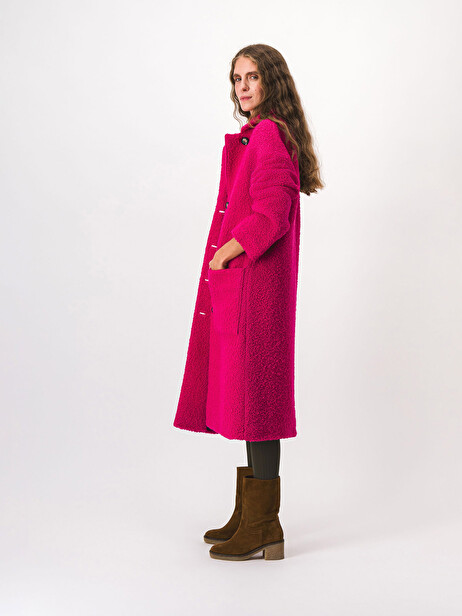 KLARY COAT -  Raspberry , Ready-to-wear Bensimon