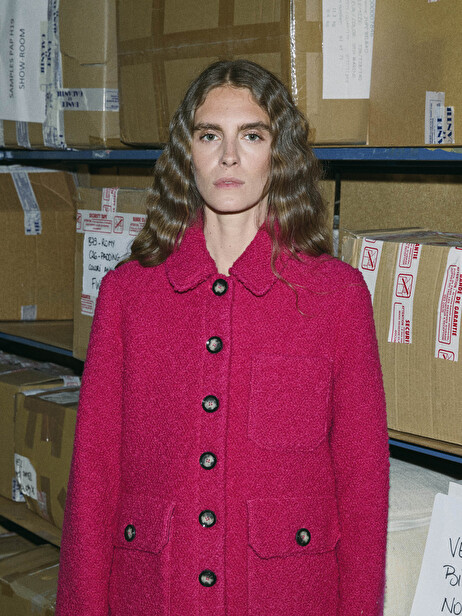 GOLTAN JACKET -  Raspberry , Ready-to-wear Bensimon