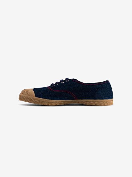 RAW DENIM WOMAN LACE UP TENNIS -  Denim , Tennis & Shoes Bensimon