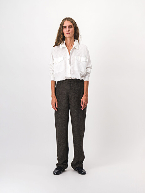 CHINO TROUSERS -  Flea market pattern , Ready-to-wear Bensimon