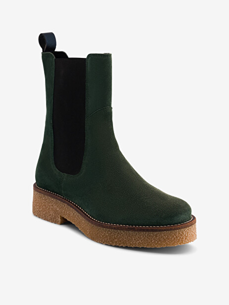 CREPE CHELSEA BOOTS -  Forest , Archives Bensimon