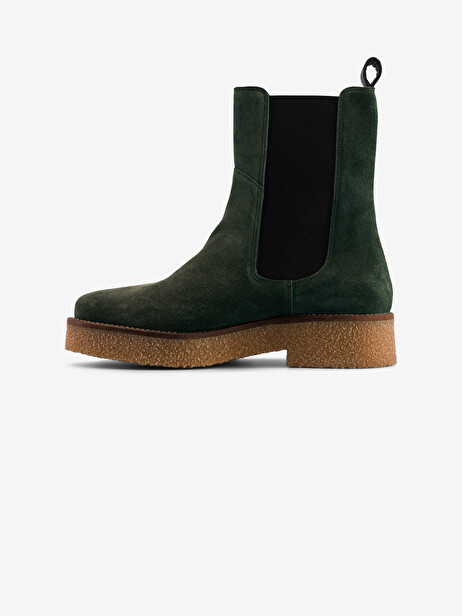 CREPE CHELSEA BOOTS -  Forest , Archives Bensimon