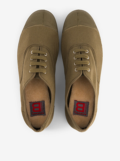 WOMEN'S TENNIS LACE COLORSOLE -  Military , Tennis & Shoes Bensimon