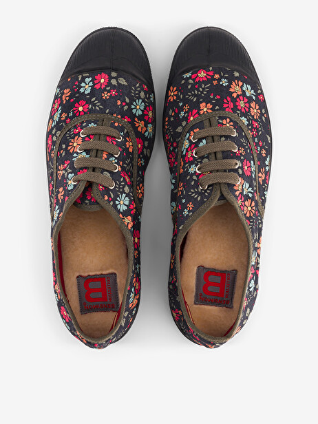 LIBERTY WOMEN'S LACE TENNIS -  Capel floret print , Tennis & Shoes Bensimon