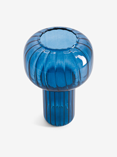 VASE TWIST BLEU M -  Blue , Home design Bensimon