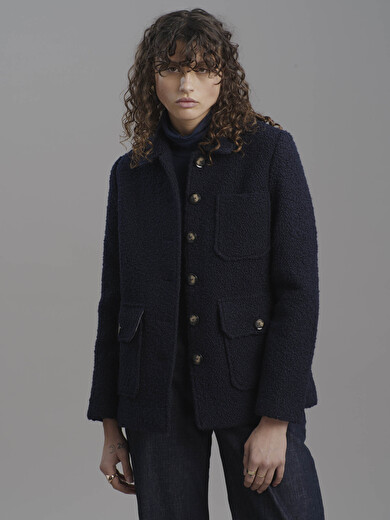 GOLTAN JACKET -  Marine , Ready-to-wear Bensimon
