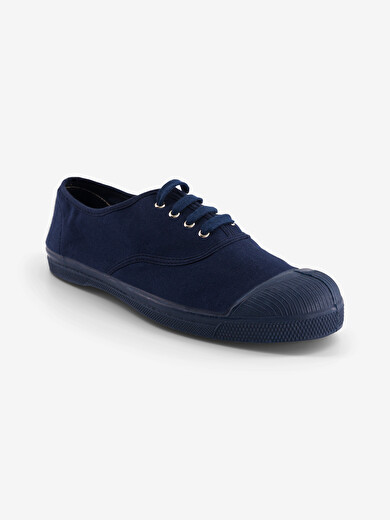 WOMEN'S TENNIS LACE COLORSOLE -  Marine , Tennis & Shoes Bensimon