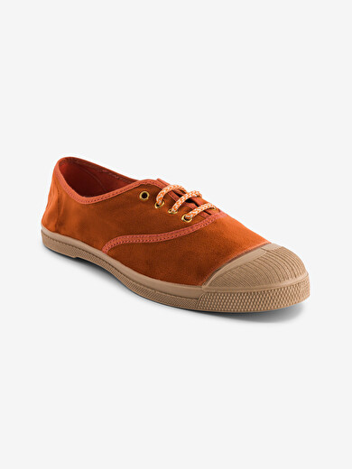 SOFT VELVET WOMEN'S TENNIS LACE -  Brick , Tennis & Shoes Bensimon