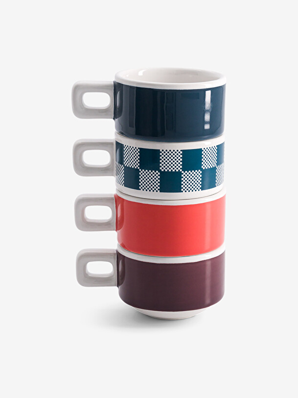 SET 2 ESPRESSO GENERATION PLUM -  Plum , Home design Bensimon