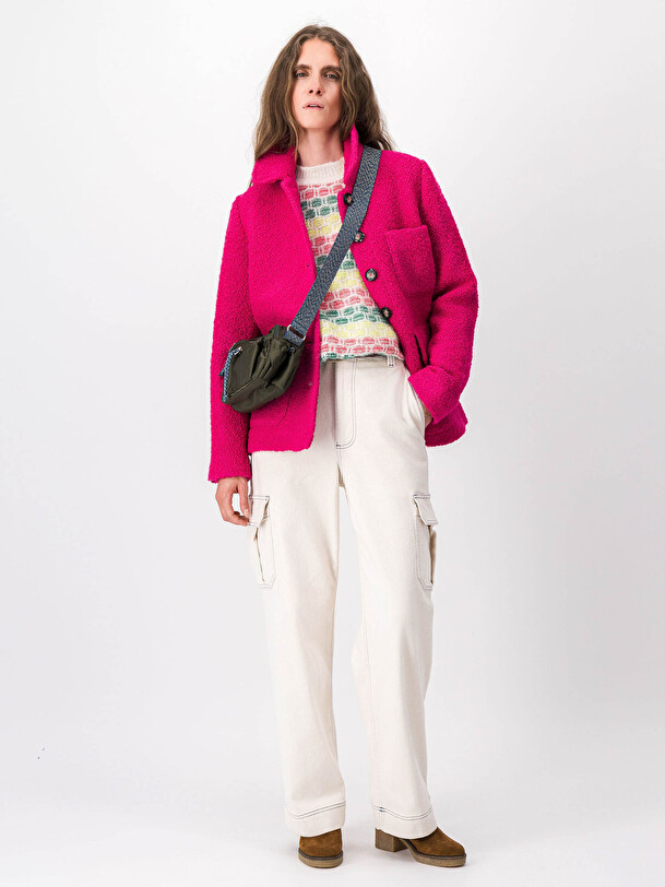 GOLTAN JACKET -  Raspberry , Ready-to-wear Bensimon