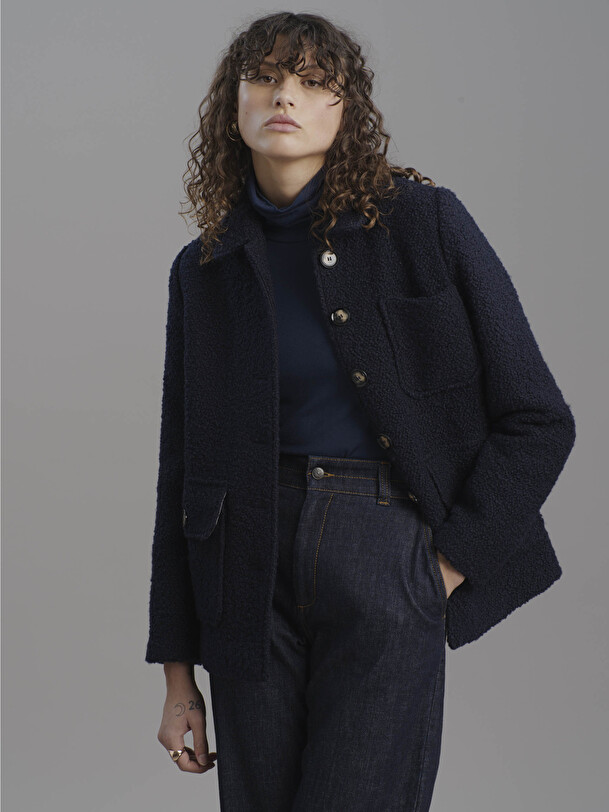 GOLTAN JACKET -  Marine , Ready-to-wear Bensimon