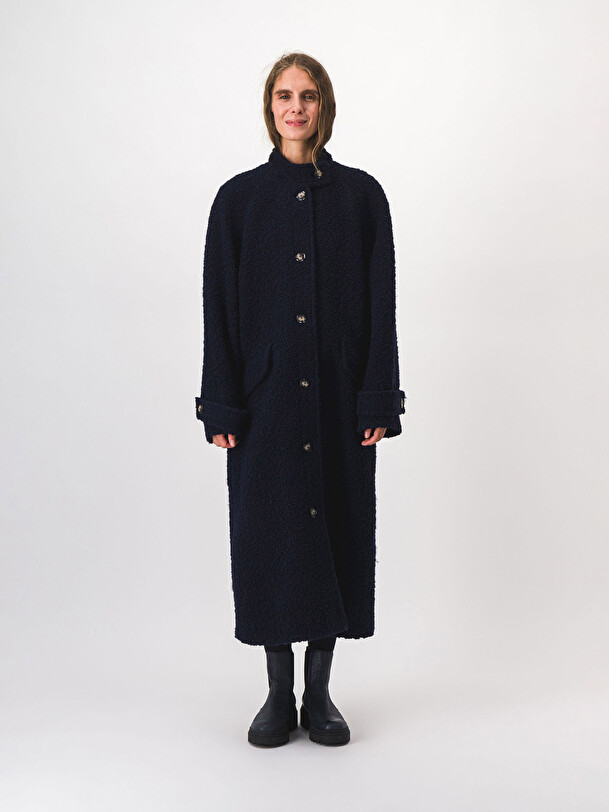 MERLIN COAT -  Marine , Ready-to-wear Bensimon