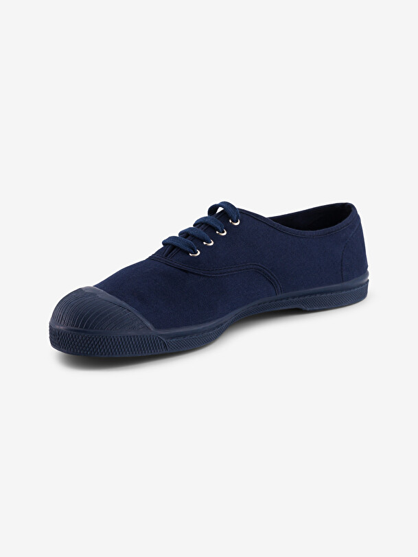 WOMEN'S TENNIS LACE COLORSOLE - Marine , Tennis & Shoes Bensimon