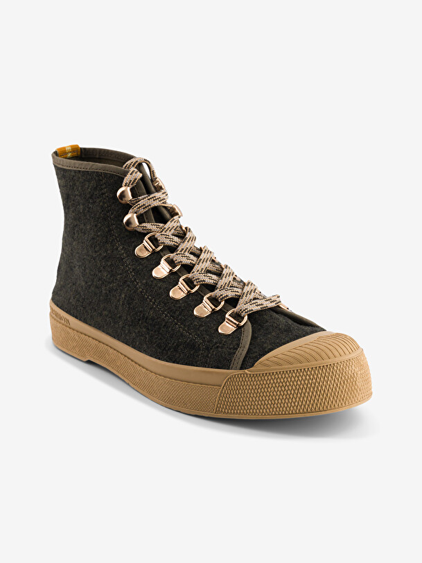 STELLA WOMEN'S FLANNEL - Khaki , Tennis & Shoes Bensimon