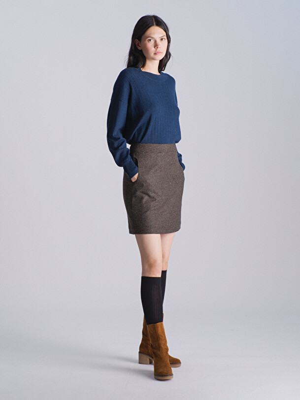GASSYO SKIRT - Flea market pattern , Ready-to-wear Bensimon