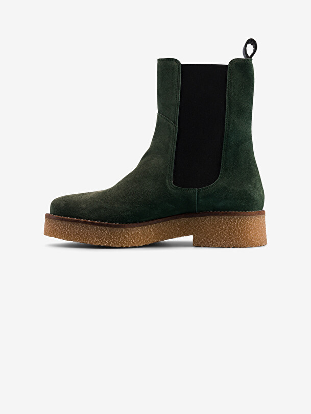 CREPE CHELSEA BOOTS -  Forest , Ready-to-wear Bensimon