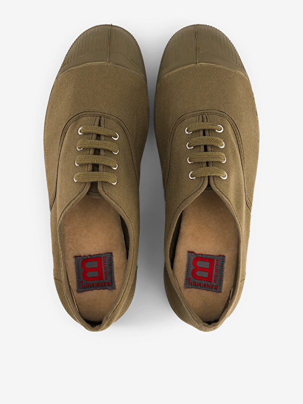 WOMEN'S TENNIS LACE COLORSOLE - Military , Tennis & Shoes Bensimon