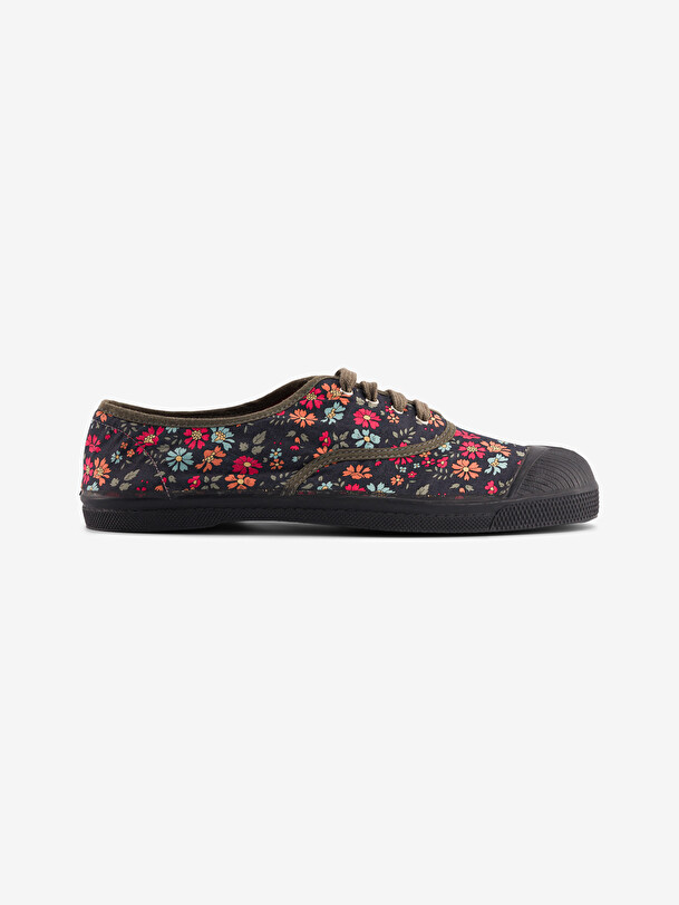 LIBERTY WOMEN'S LACE TENNIS -  Capel floret print , Tennis & Shoes Bensimon