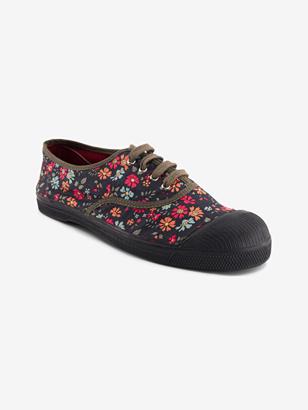LIBERTY WOMEN'S LACE TENNIS -  Capel floret print , Tennis & Shoes Bensimon
