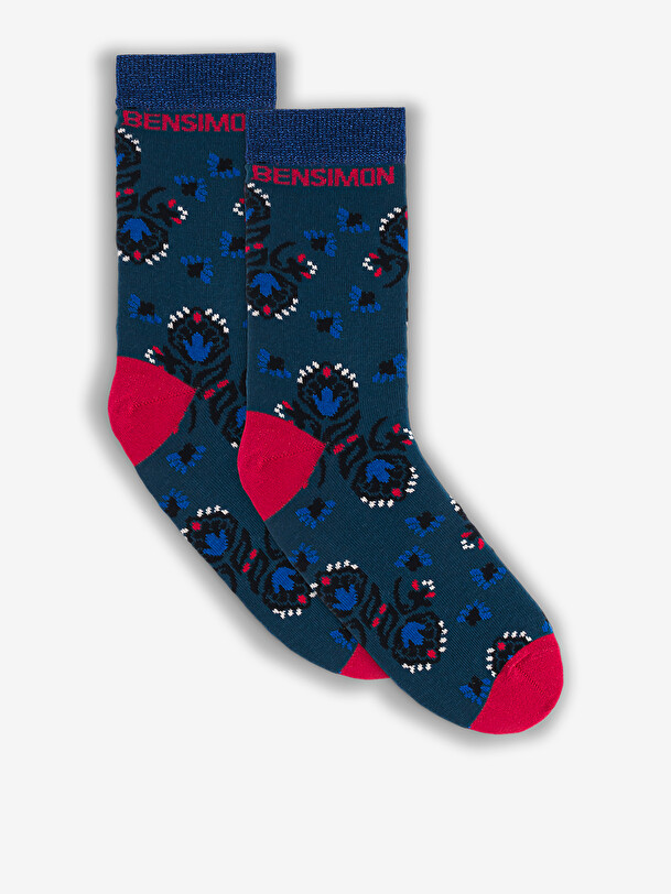 SOCKS - Imprime bleu , Ready-to-wear Bensimon