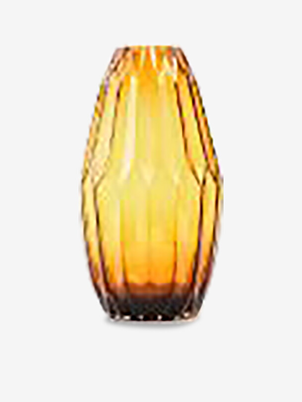 VASE FOLDS GLASS OCRE M - POLSPOTTEN -  Ocher , Home design Bensimon