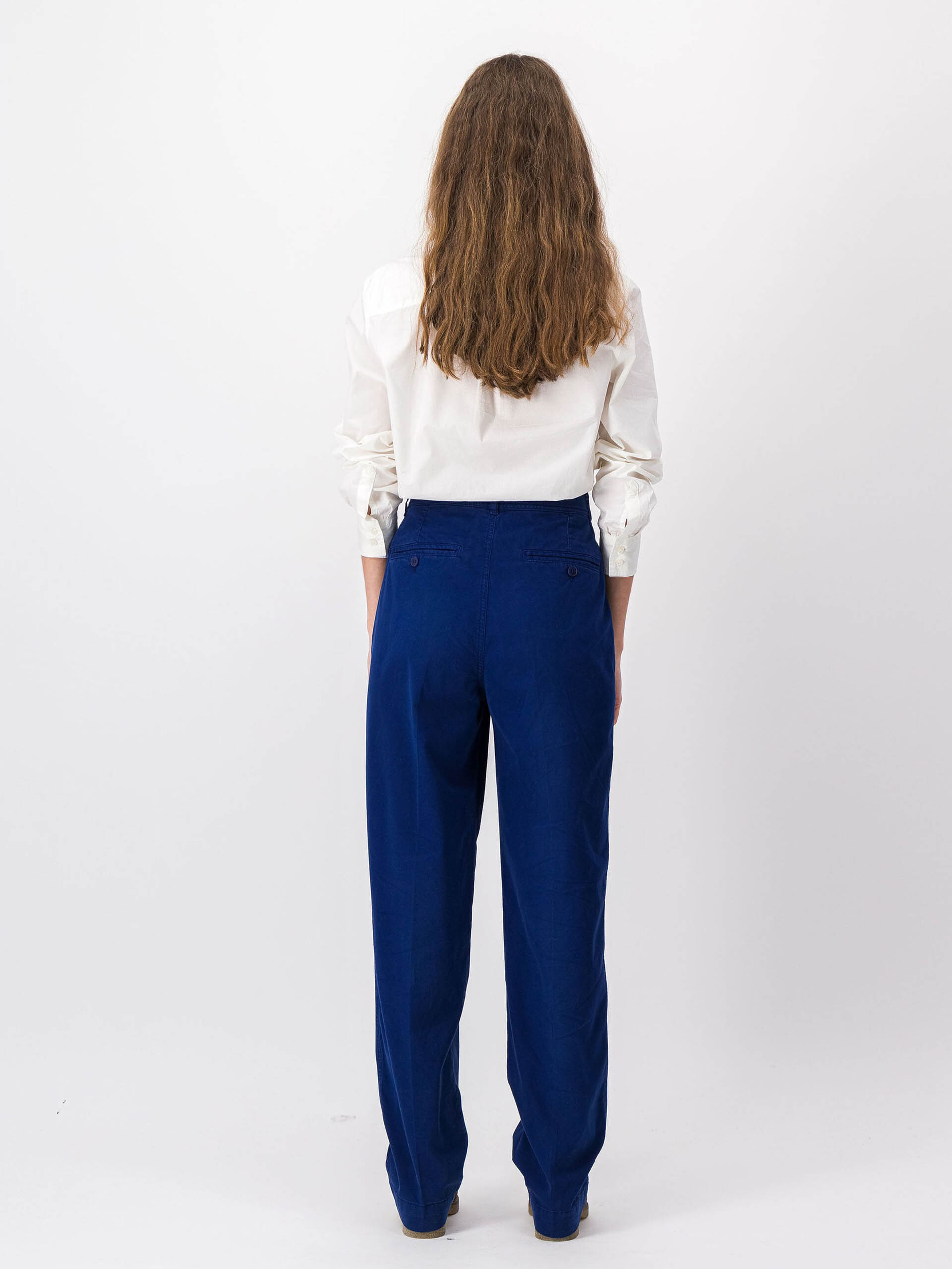 CHINO TROUSERS -  Encre , Ready-to-wear Bensimon