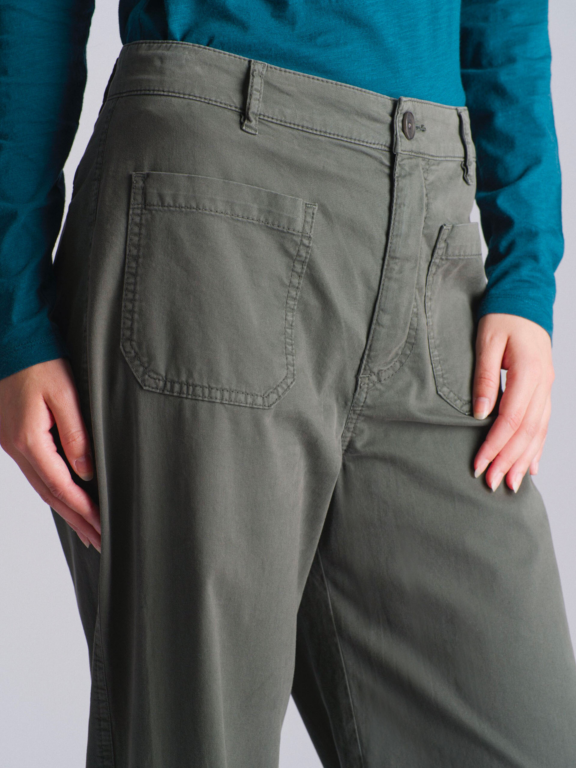 BLUA TROUSERS -  Forest , Ready-to-wear Bensimon