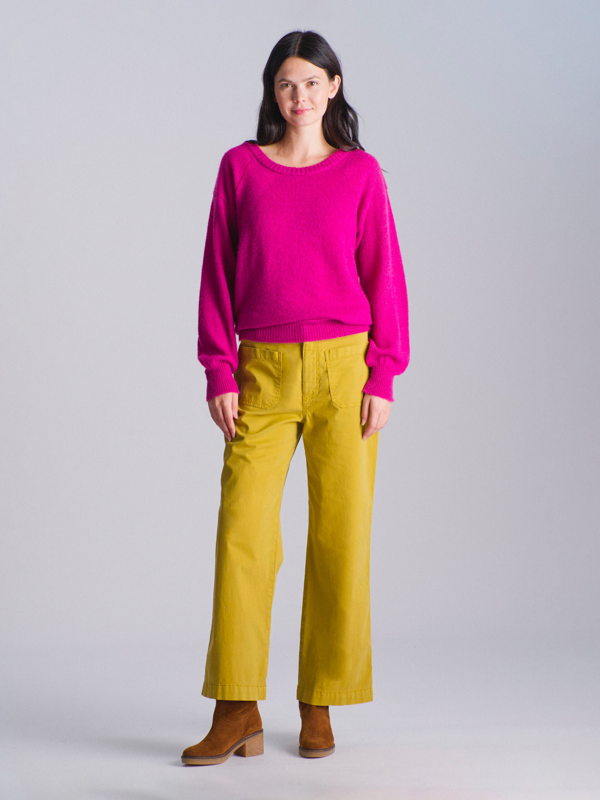 MOBBY JUMPER -  Raspberry , Ready-to-wear Bensimon
