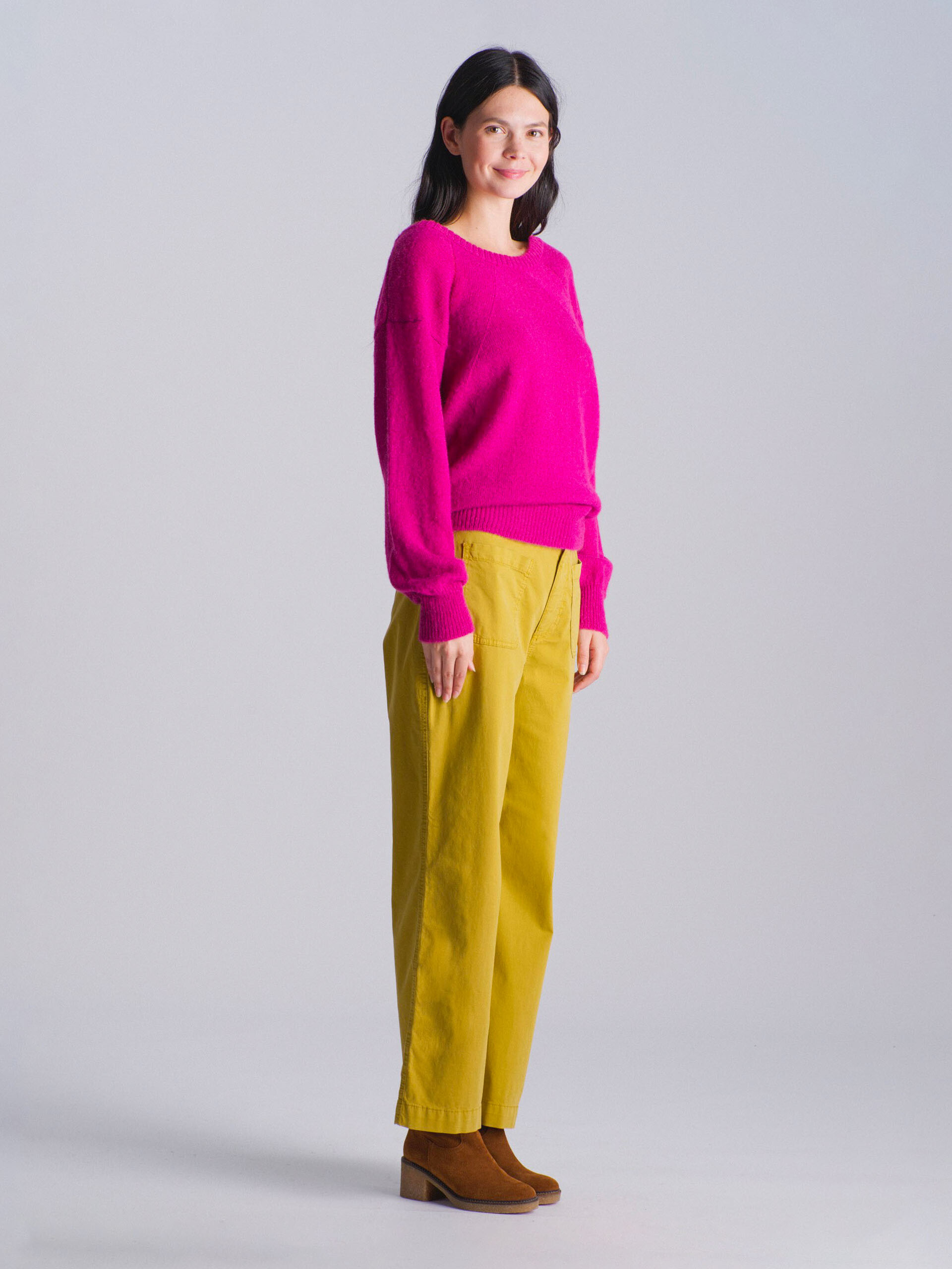 MOBBY JUMPER -  Raspberry , Ready-to-wear Bensimon