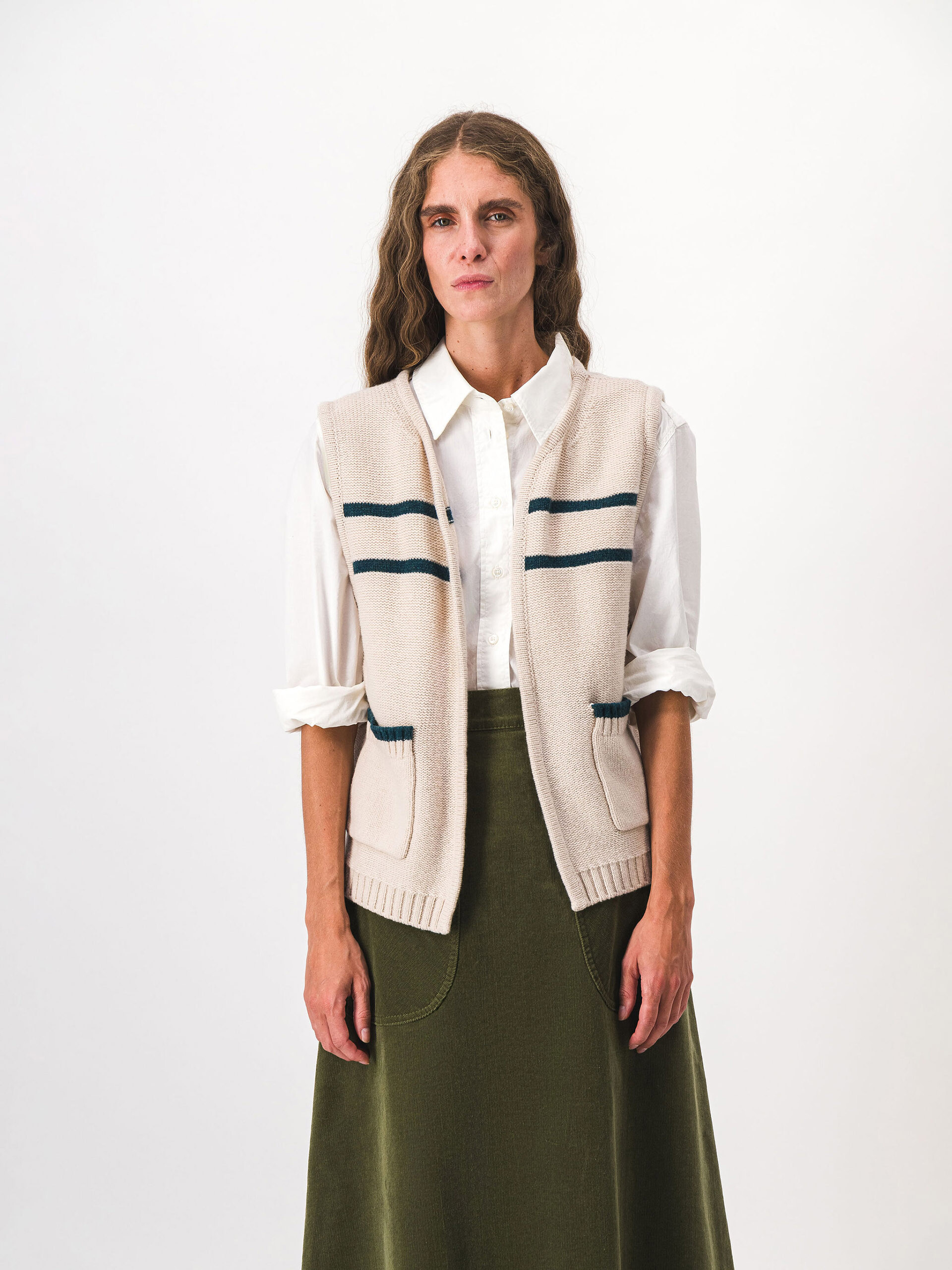 MARCEL CARDIGAN -  Ecru , Ready-to-wear Bensimon