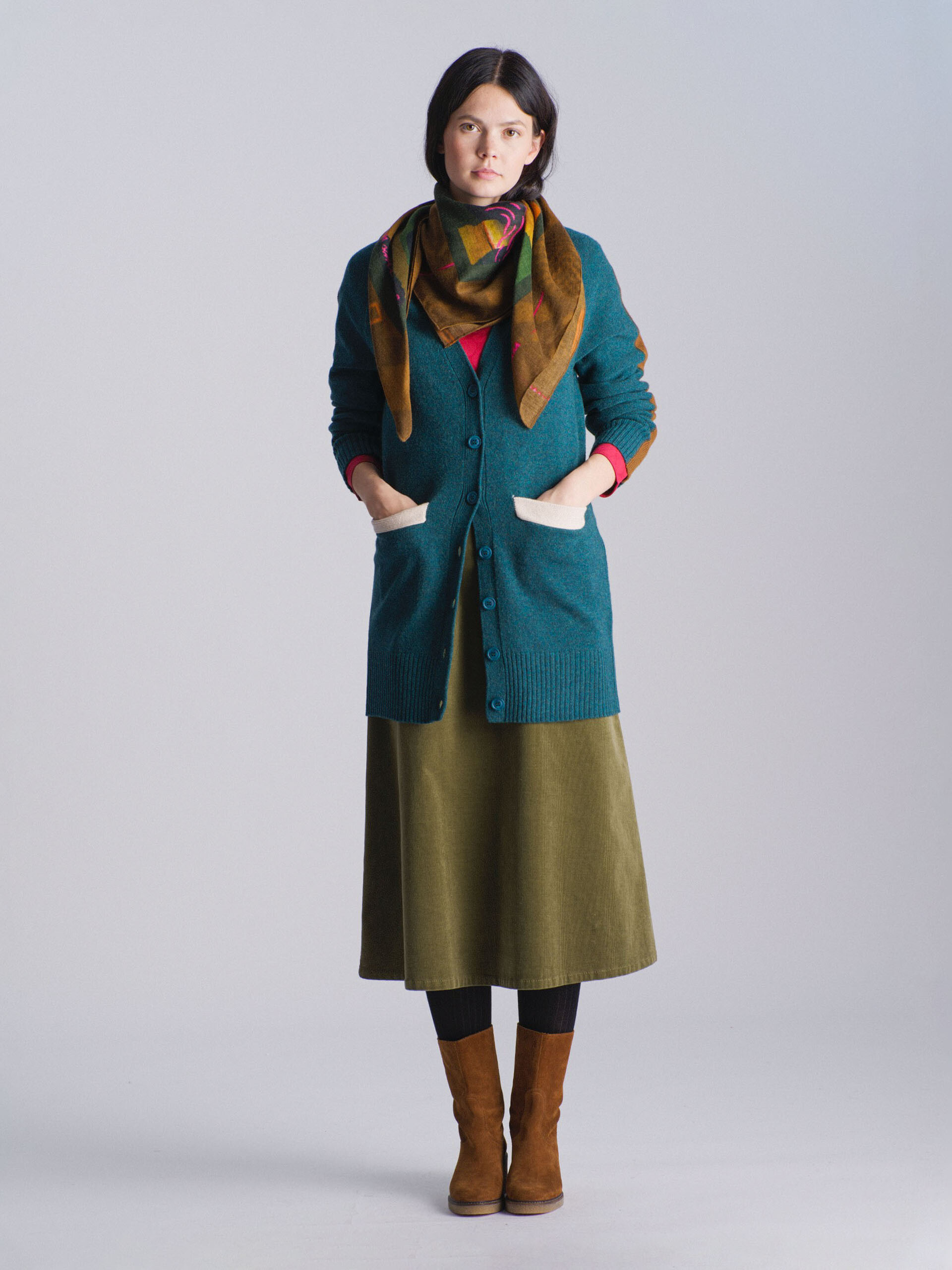 MARIO VEST -  Pine green , Ready-to-wear Bensimon