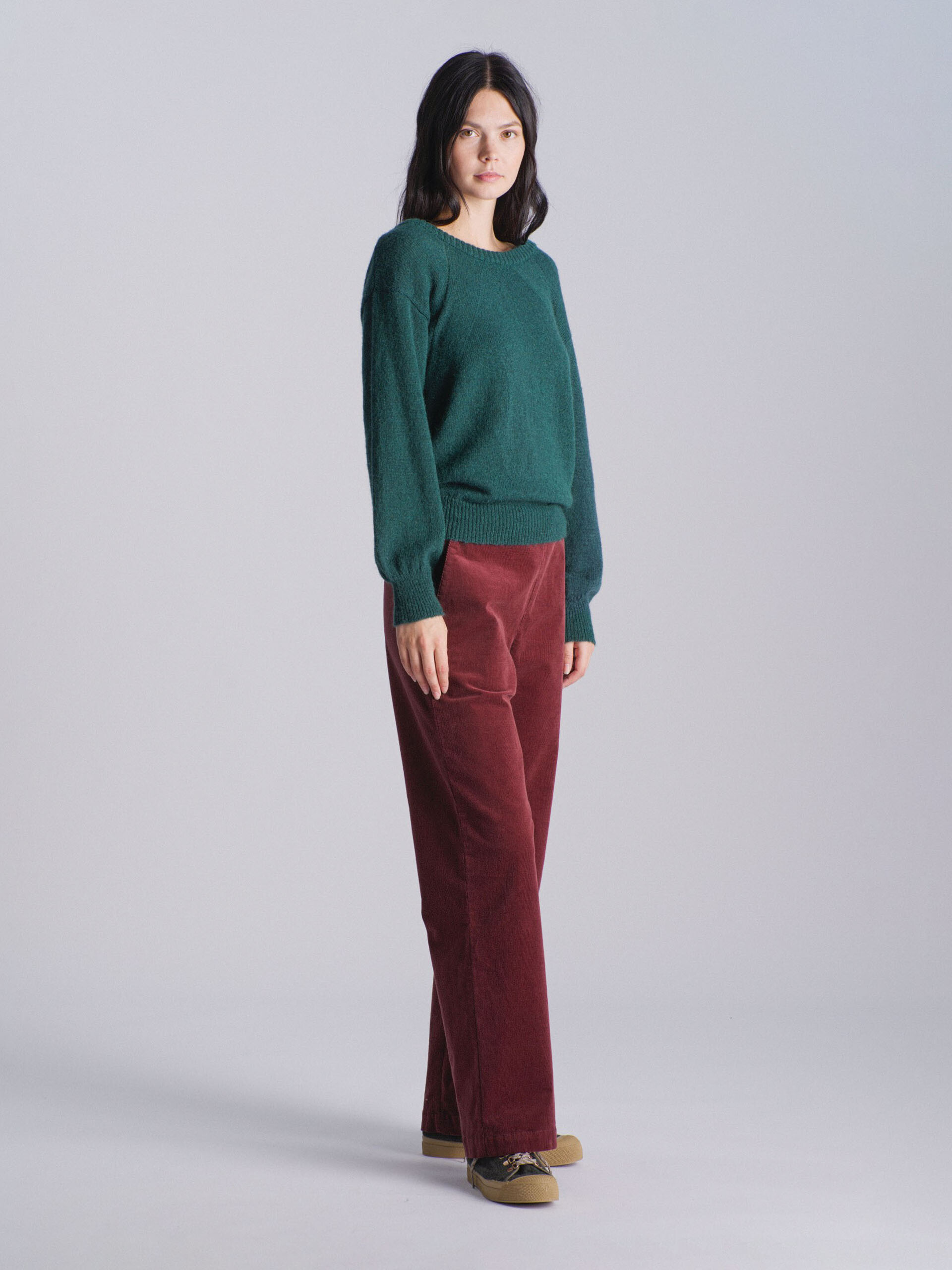MOBBY JUMPER -  Pine green , Ready-to-wear Bensimon