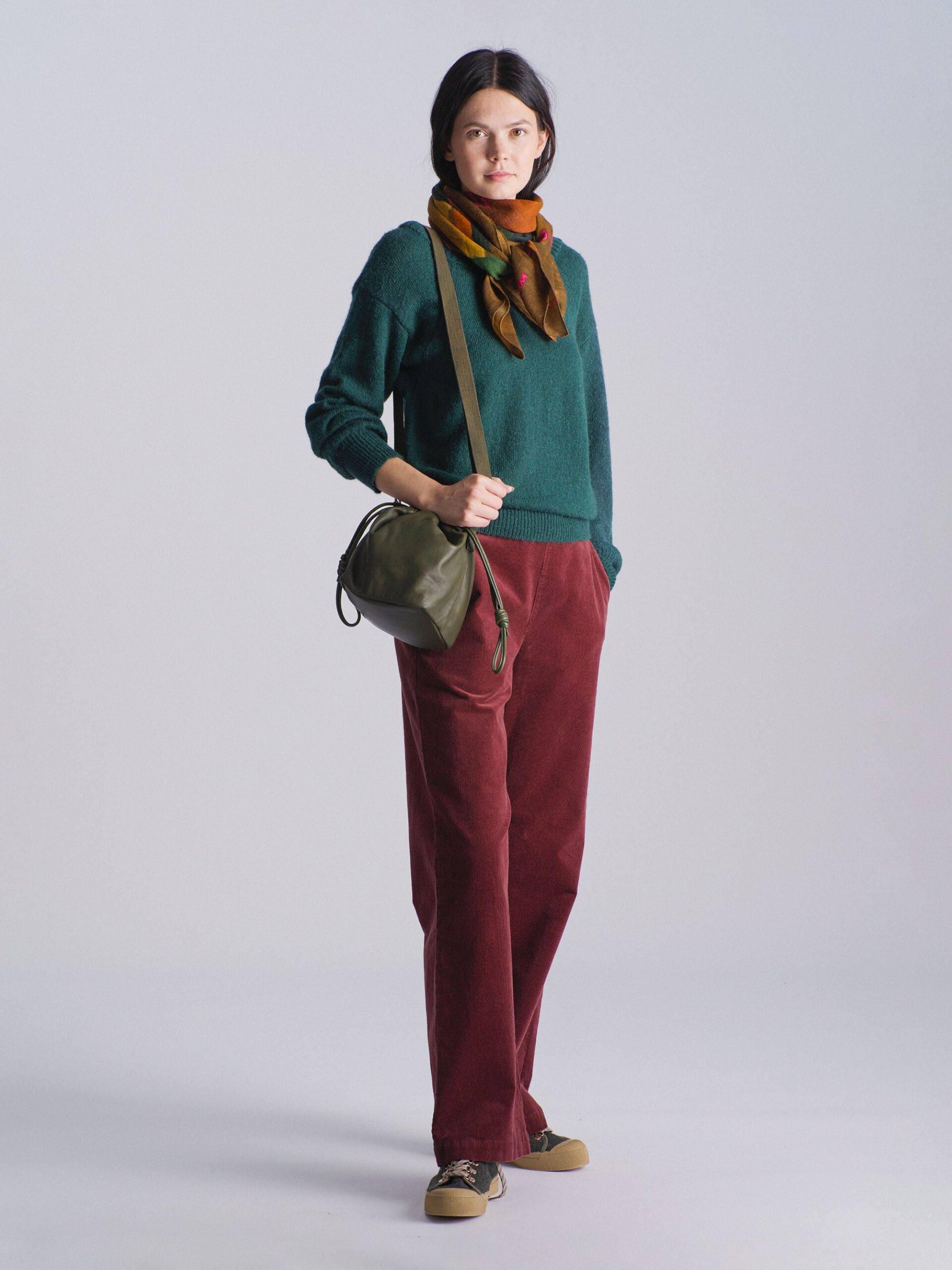 MOBBY JUMPER -  Pine green , Ready-to-wear Bensimon